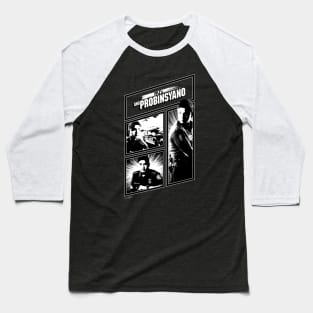 Ang Probinsayno Black And White Comics Baseball T-Shirt